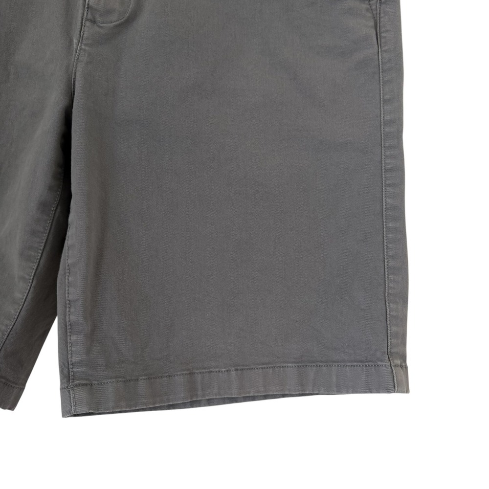 Flint and Tinder Charcoal Gray Chino Shorts Mens‎ Sz 33 Flat Front Huckberry - Picture 8 of 14